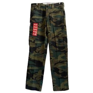 Dickies Flex Camo Army Green Cargo Pants Slim Straight